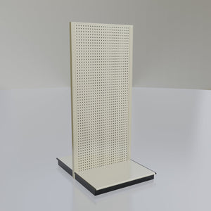 Lozier Gondola Island Display Starter, platinum 36W 84H 25D