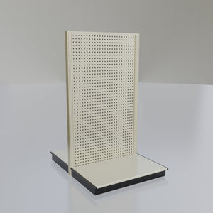 Lozier Gondola Island Display Starter, platinum 36W 60H 25D