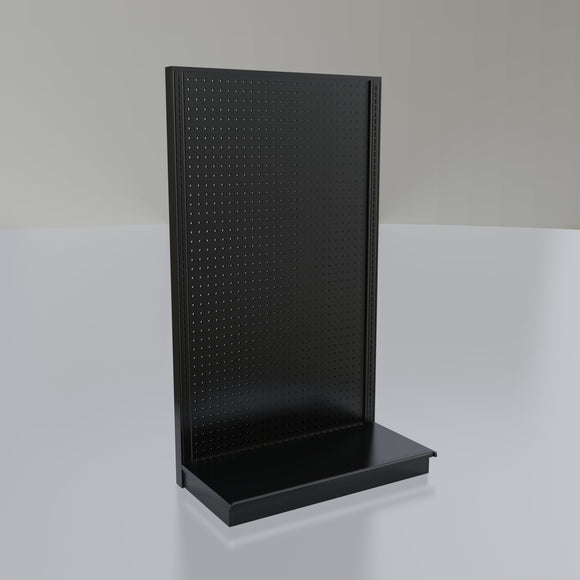 Lozier Gondola Wall Display Starter, Black 36W 60H 19D