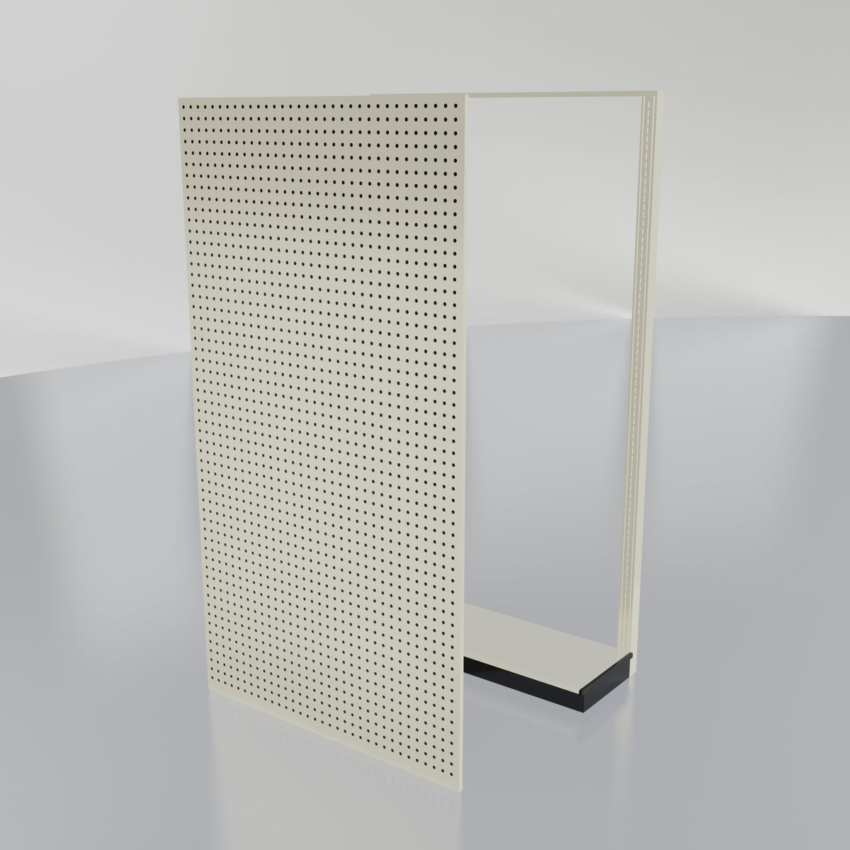 Lozier Gondola Wall Display Starter, platinum 48W 84H 16D – Wholesale ...