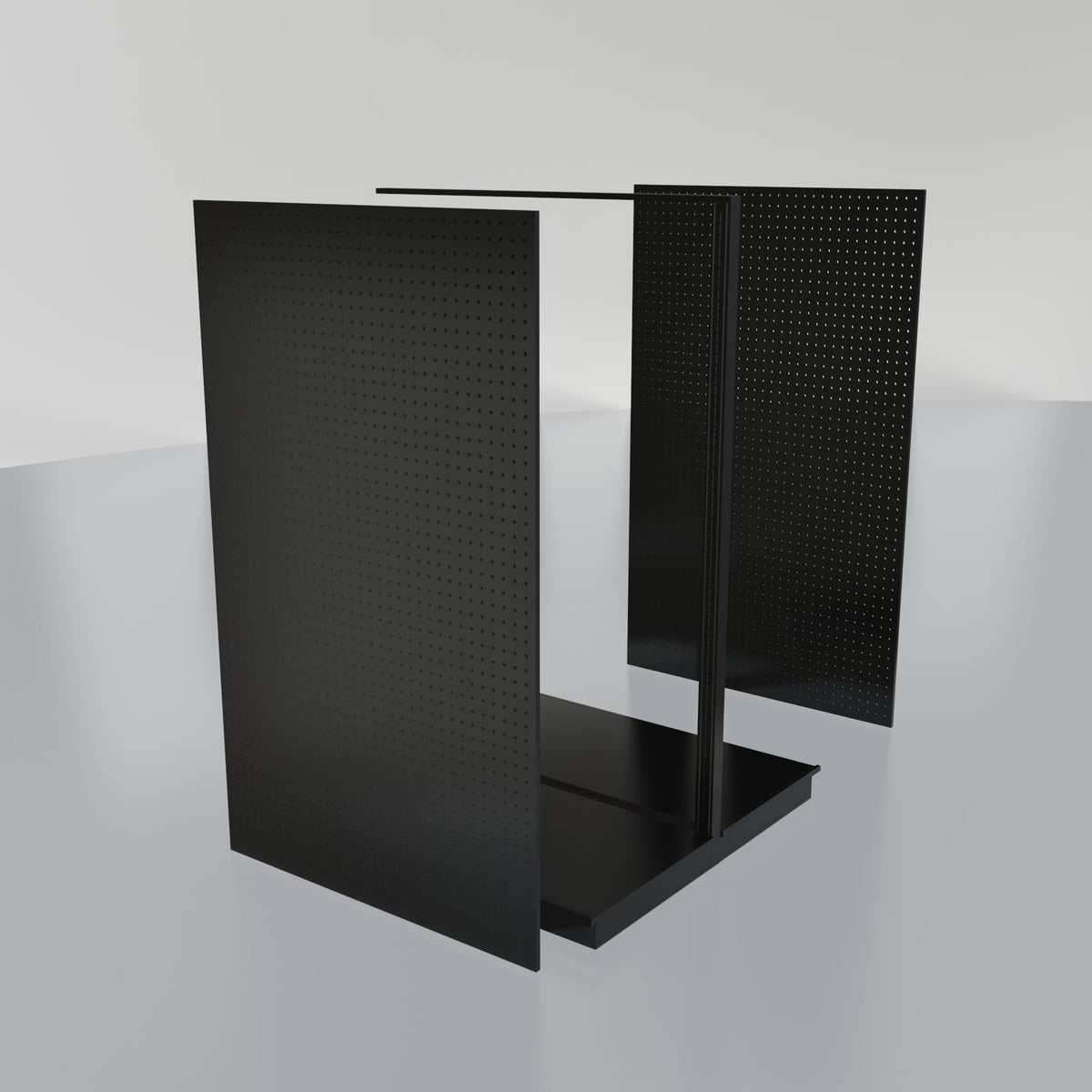 Lozier Gondola Island Display Starter, Black 48W 72H 25D – Wholesale ...