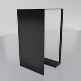 Lozier Gondola Wall Display Starter, Black 48W 84H 16D