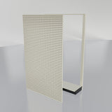 Lozier Gondola Wall Display Starter, platinum 48W 72H 13D