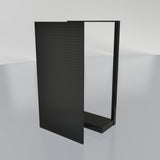 Lozier Gondola Wall Display Starter, Black 36W 60H 16D