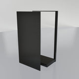 Lozier Gondola Wall Display Starter, Black 36W 60H 22D