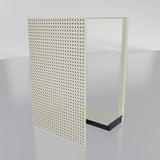 Lozier Gondola Wall Display Starter, platinum 36W 54H 16D