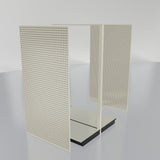 Lozier Gondola Island Display Starter, platinum 48W 84H 25D