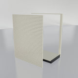Lozier Gondola Wall Display Starter, platinum 48W 54H 25D