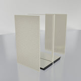 Lozier Gondola Island Display Starter, platinum 48W 72H 25D