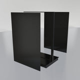 Lozier Gondola Island Display Starter, Black 48W 60H 16D
