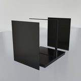 Lozier Shelving Double-Sided Starter Unit, Black 48W 54H 35D