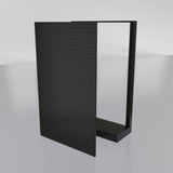 Lozier Gondola Wall Display Starter, Black 36W 54H 13D