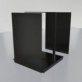 Lozier Gondola Island Display Starter, Black 48W 60H 25D