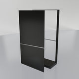 Lozier Shelving Single Sided Starter, Black 48W 84H 22D