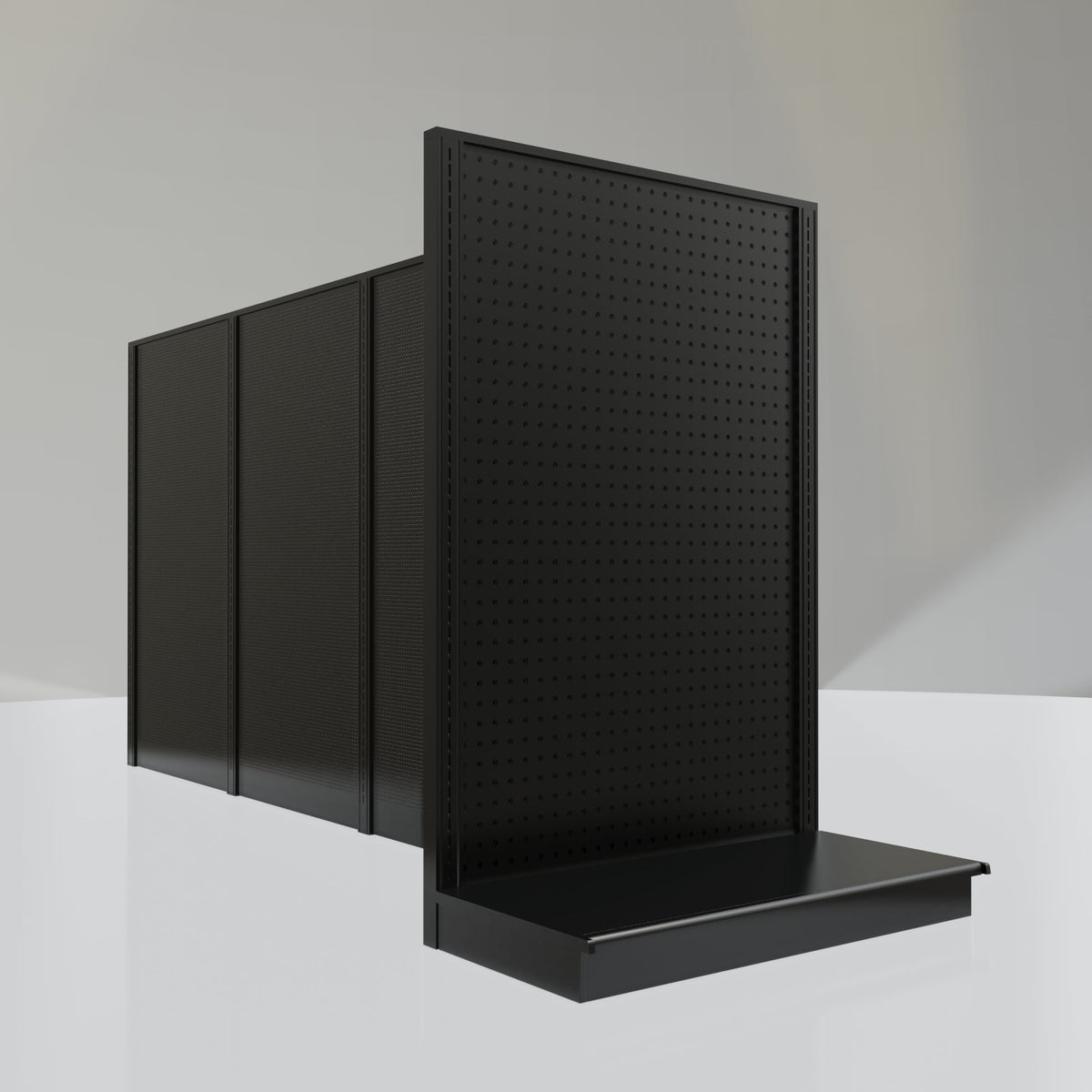 Lozier Shelving End Cap Unit, Black 36W 54H 19D – Wholesale Store ...