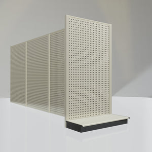 Lozier Gondola Shelving End Cap platinum 36W 60H 16D