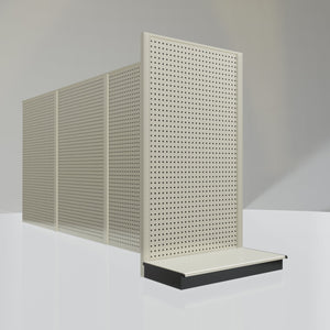 Lozier Gondola Shelving End Cap Platinum 36W 60H 19D