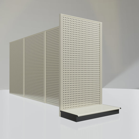 Lozier Gondola Shelving End Cap Platinum 36W 60H 19D