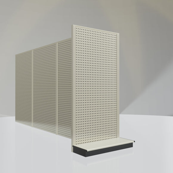 Lozier Gondola Shelving End Cap platinum 36W 72H 13D