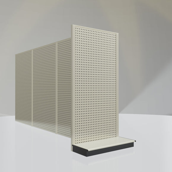 Lozier Shelving End Cap Unit, Platinum 36W 72H 16D