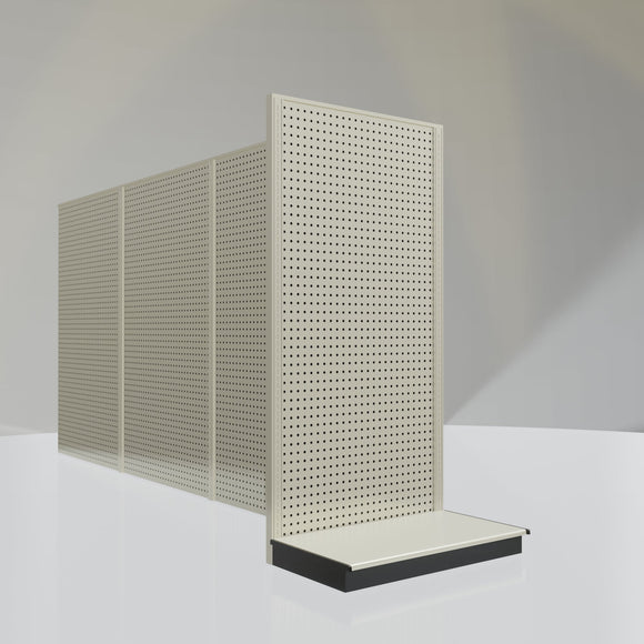 Lozier Shelving End Cap Unit, Platinum 36W 72H 22D