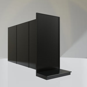 Lozier Shelving End Cap Unit, Black 36W 72H 22D