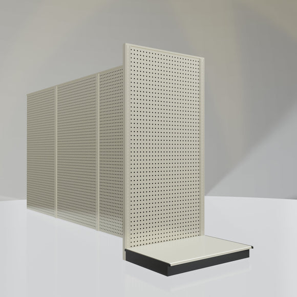 Lozier Gondola Shelving End Cap platinum 36W 72H 25D