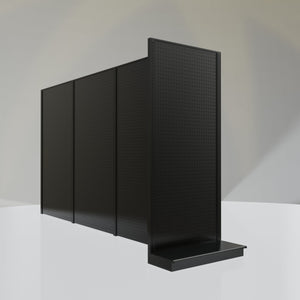 Lozier Gondola Shelving End Cap Black 36W 84H 13D