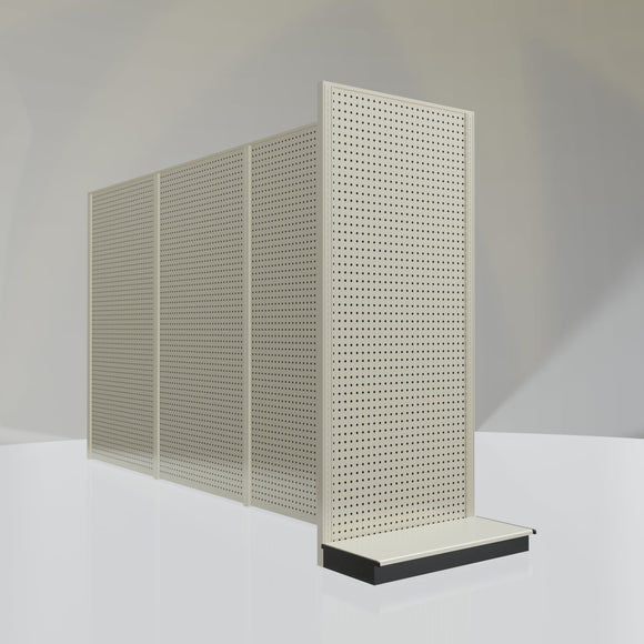 Lozier Shelving End Cap Unit, Platinum 36W 84H 16D
