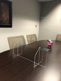 Sneeze Guard For DESK Shared Workspace Conference Room Divider