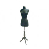 FEMALE JERSEY BODY FORM W/ WOOD BASE