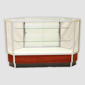 Full Vision Corner Case 42" Square x 38" H