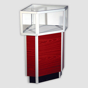 Jewelry Corner Case 38"H x 20" Square