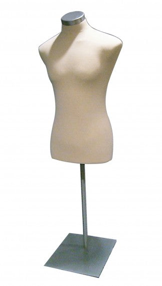 MALE JERSEY BODY FORM W/ METAL BASE