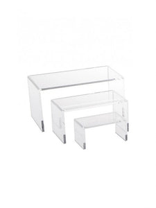 SET OF 3 DISPLAY RISERS- LG.