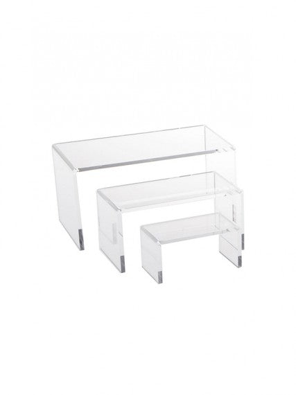 SET OF 3 DISPLAY RISERS – SM – Wholesale Store Fixture & Fine Carpentry