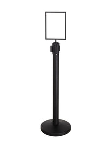 SIGN HOLDER FOR STANCHION