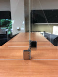 Sneeze guard 24 h x 60 w for desk cubical sneeze guards